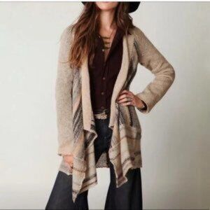 Free People Cozy Kisses Open Front Cardigan Sweater | Size S
